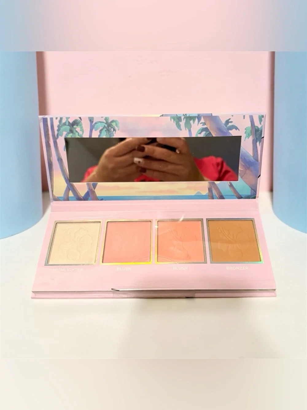 Disney Stitch Complexion Palette Highlighter Blush Bronzer